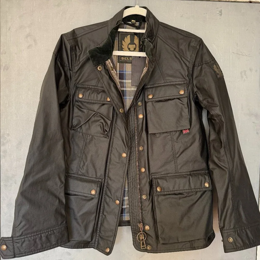 Belstaff Roadmaster Jacket (Winter Blue) w Belt - Picture 1 of 4